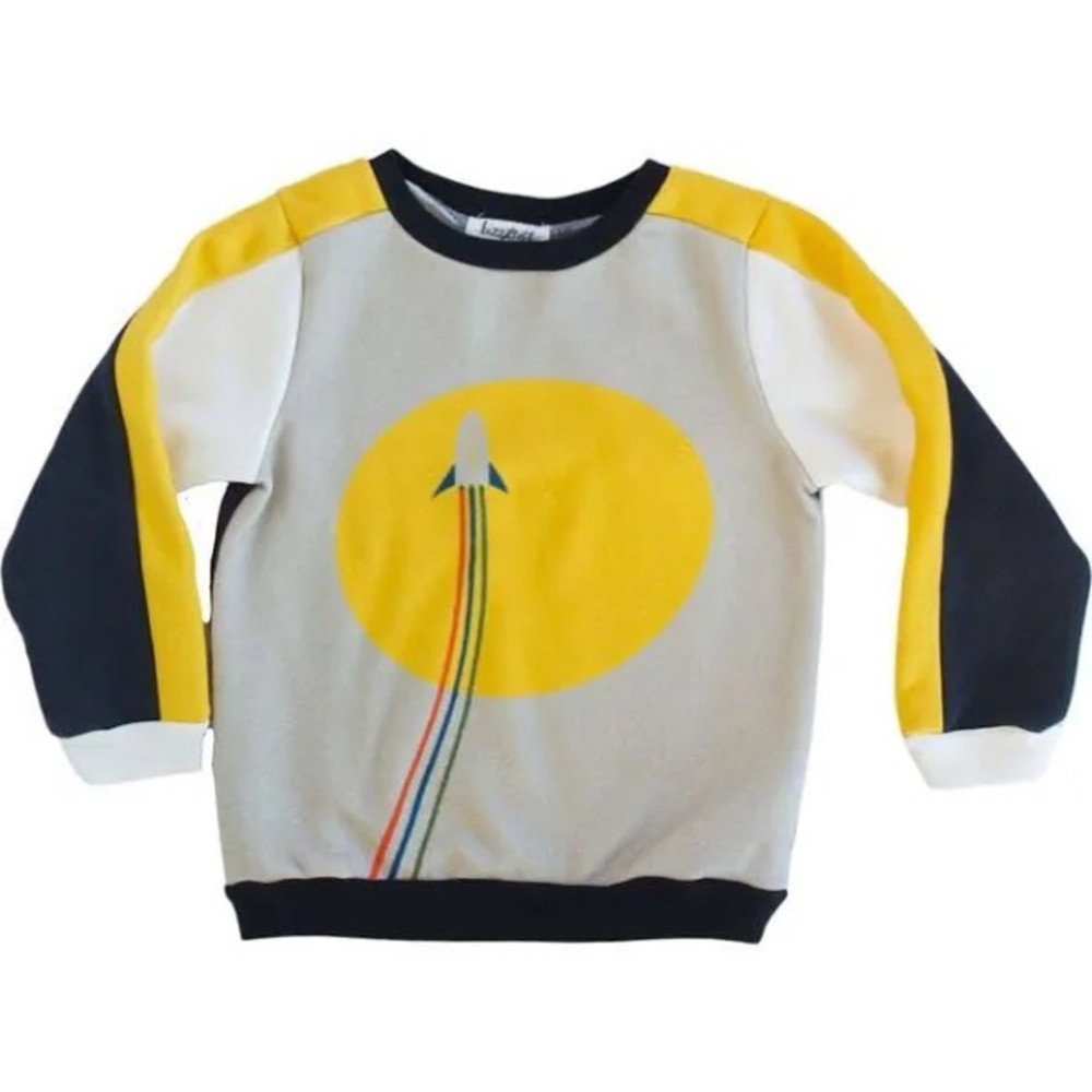 Bizz X Siss Graphic Sweatshirt, Little Mars X, 6-12M